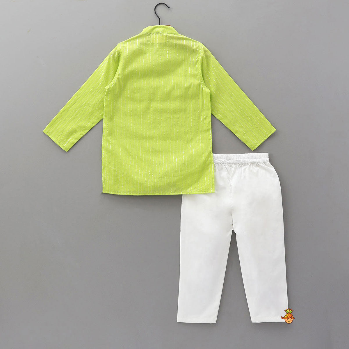 Lurex Stripe Detailed Kurta With Pyjama