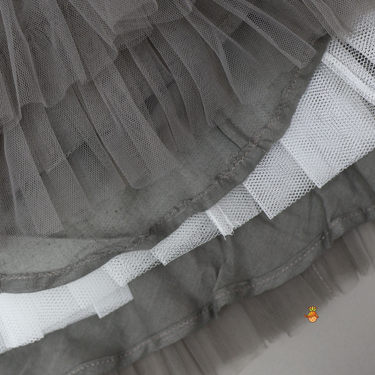 Pre Order: Beautiful Top With Open Jacket And Layered Net Lehenga