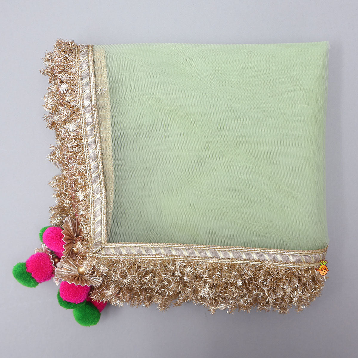 Pre Order: Hand Embroidered Adorable Kurti And Salwar With Contrasting Dupatta