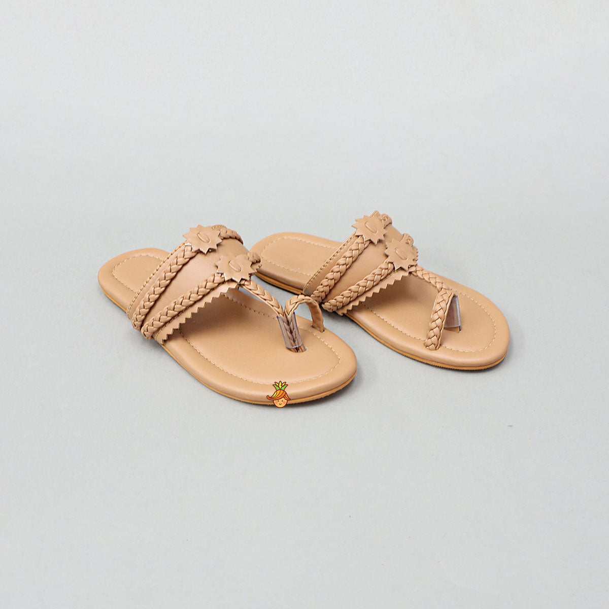 Kolhapuri Flats With Braided Detailing