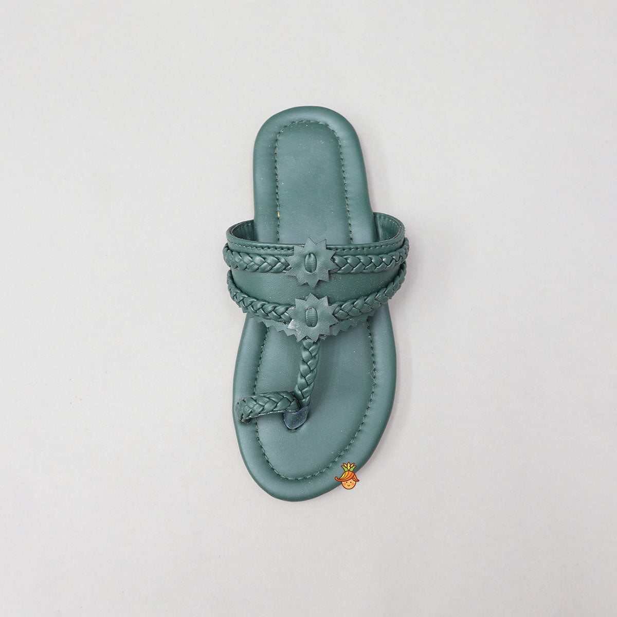 Elegant Kolhapuri Flats With Braided Detailing