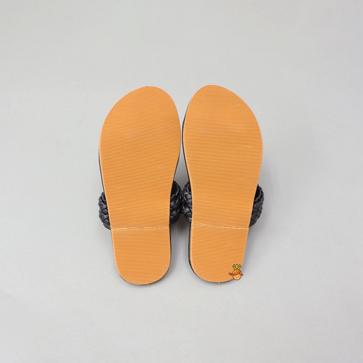 Elegant Toe-Ring Kolhapuri Flats With Braided Detailing