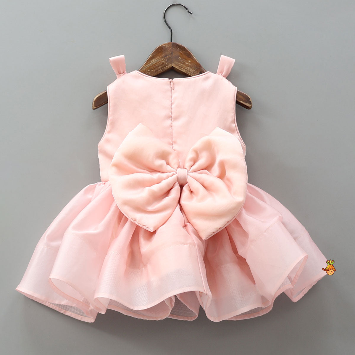 Pre Order: Dual Bow Adorned Elegant Dress