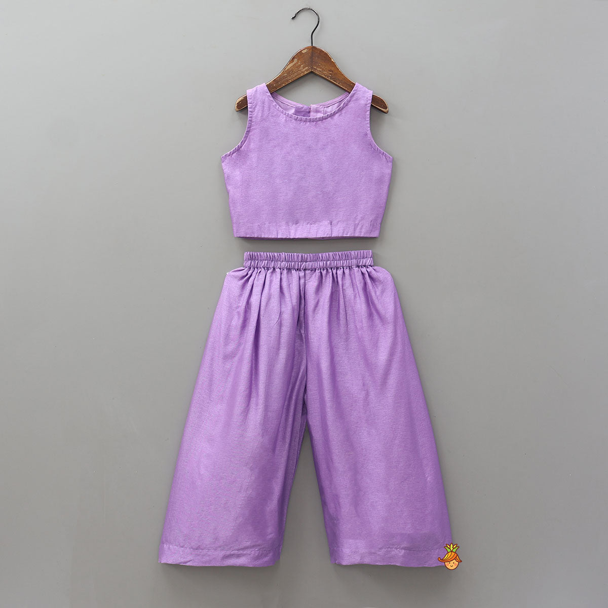 Pre Order: Beautiful Top With Collar Neck Open Jacket And Palazzo Pant