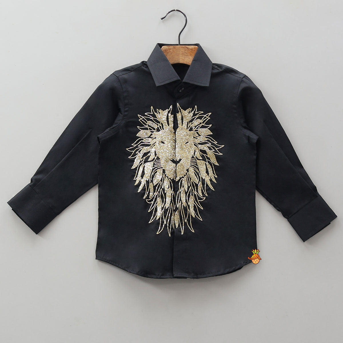 Pre Order: Cut Dana Animal Motif Embroidered Shirt