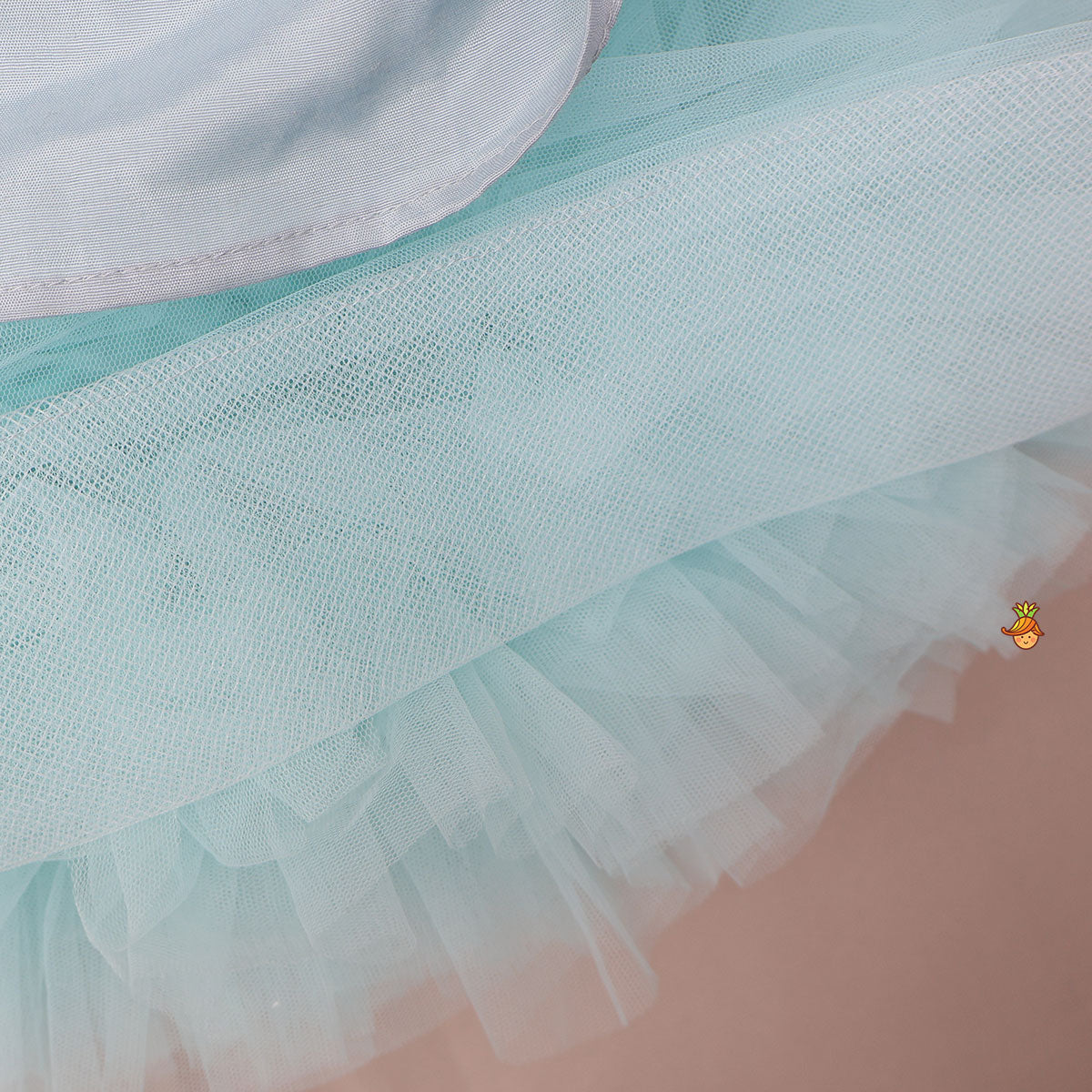 Triple Bow Adorned Trail Dress With Headband