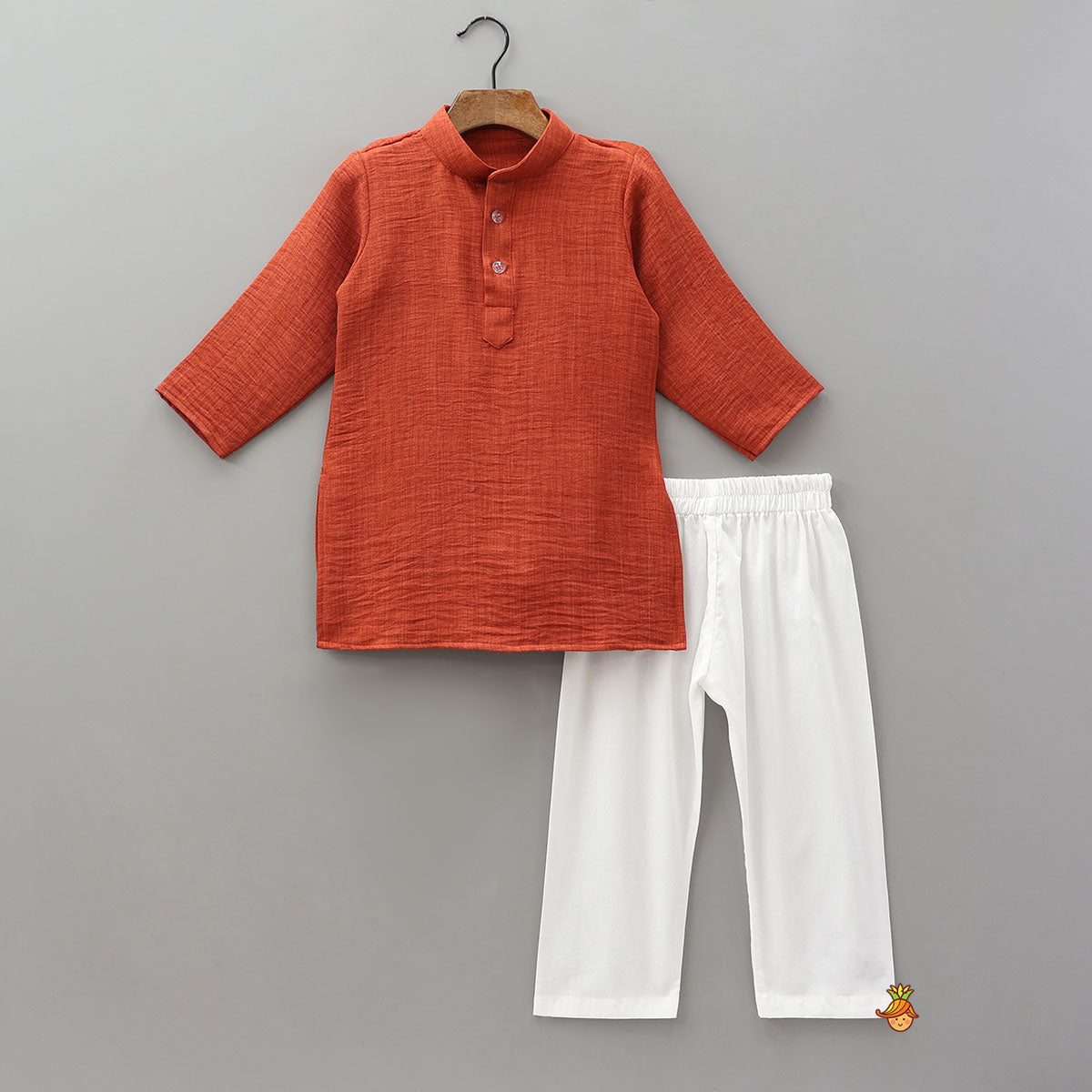 Pre Order: Ethnic Kurta With Matching Open Jacket And Pyjama