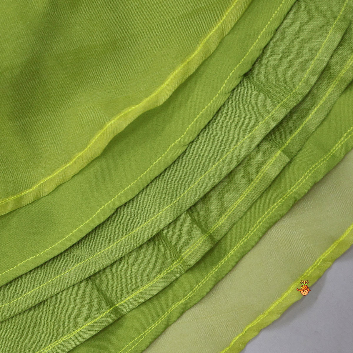 Pre Order: Charming Fringed Shiny Top And Lehenga