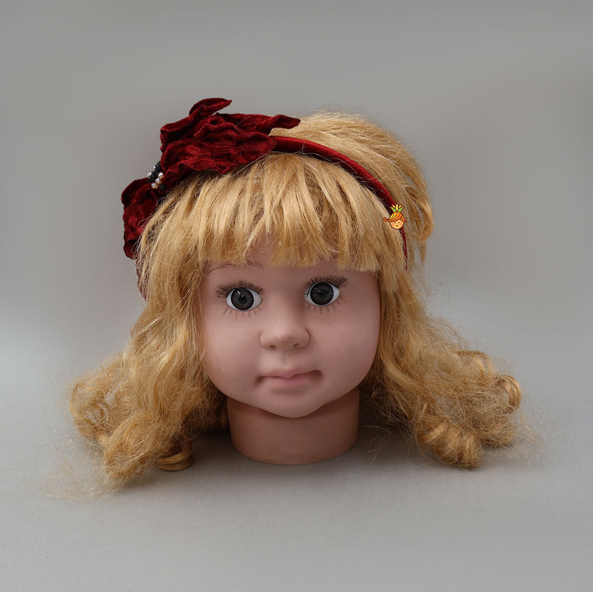 Elegant Handmade Petal-Embellished Velvet Hair Band