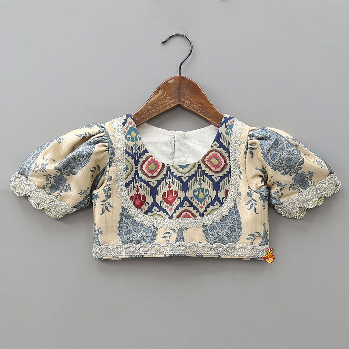 Pre Order: Elegant Round Neck Sheen Top And Lehenga With Sequins Work Net Dupatta