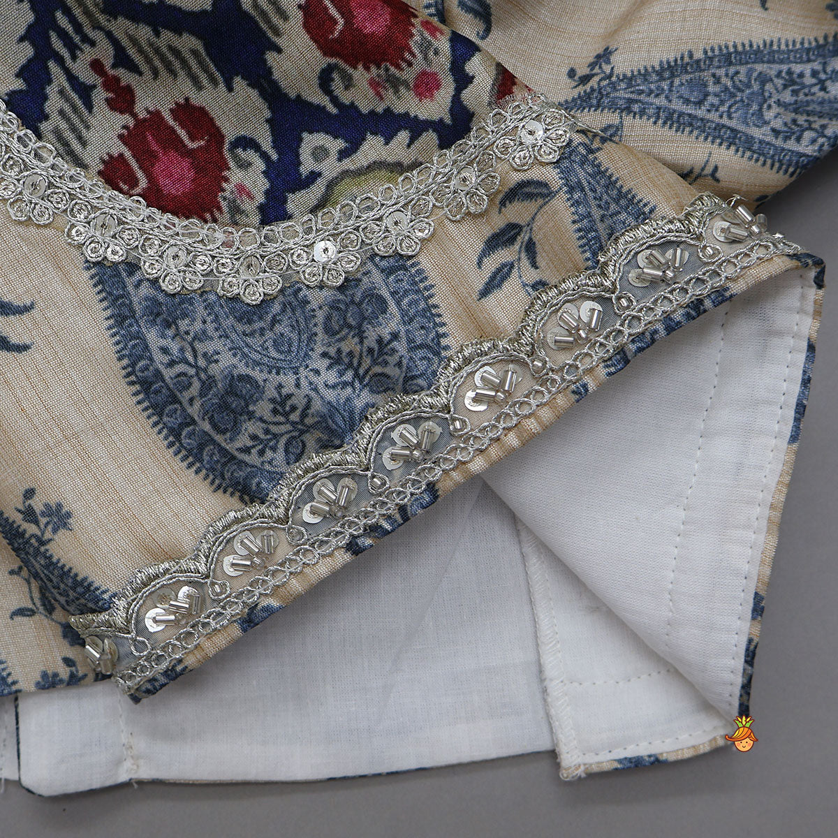 Pre Order: Elegant Round Neck Sheen Top And Lehenga With Sequins Work Net Dupatta