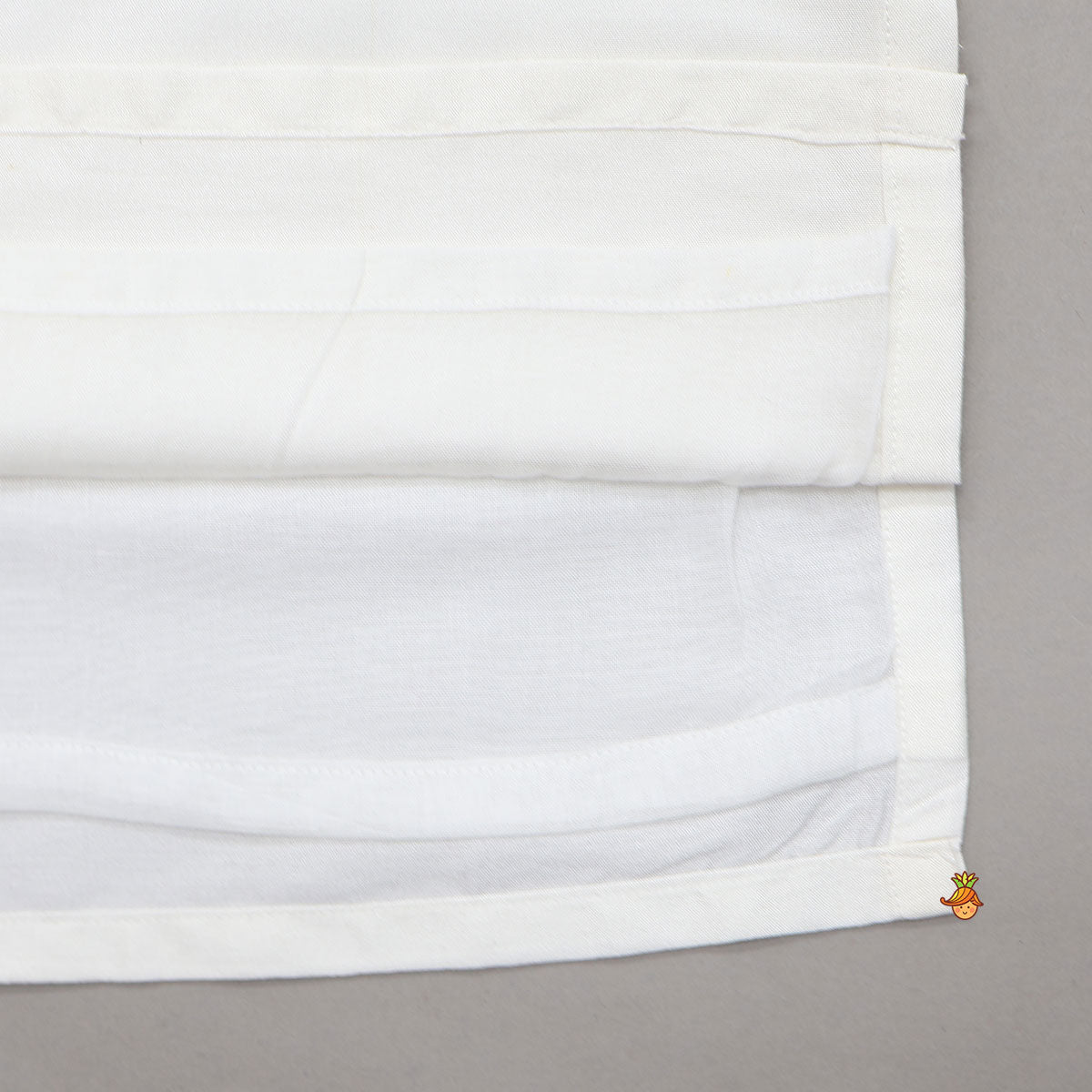 Pre Order: One-Side Embroidered Kurta With Printed Jacket And Pyjama