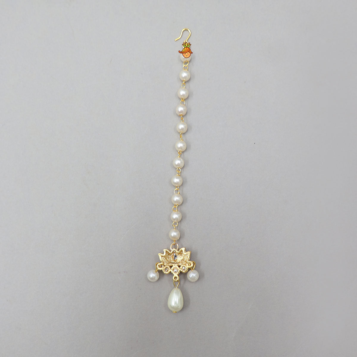 Elegant Lotus Chain Maang Tikka