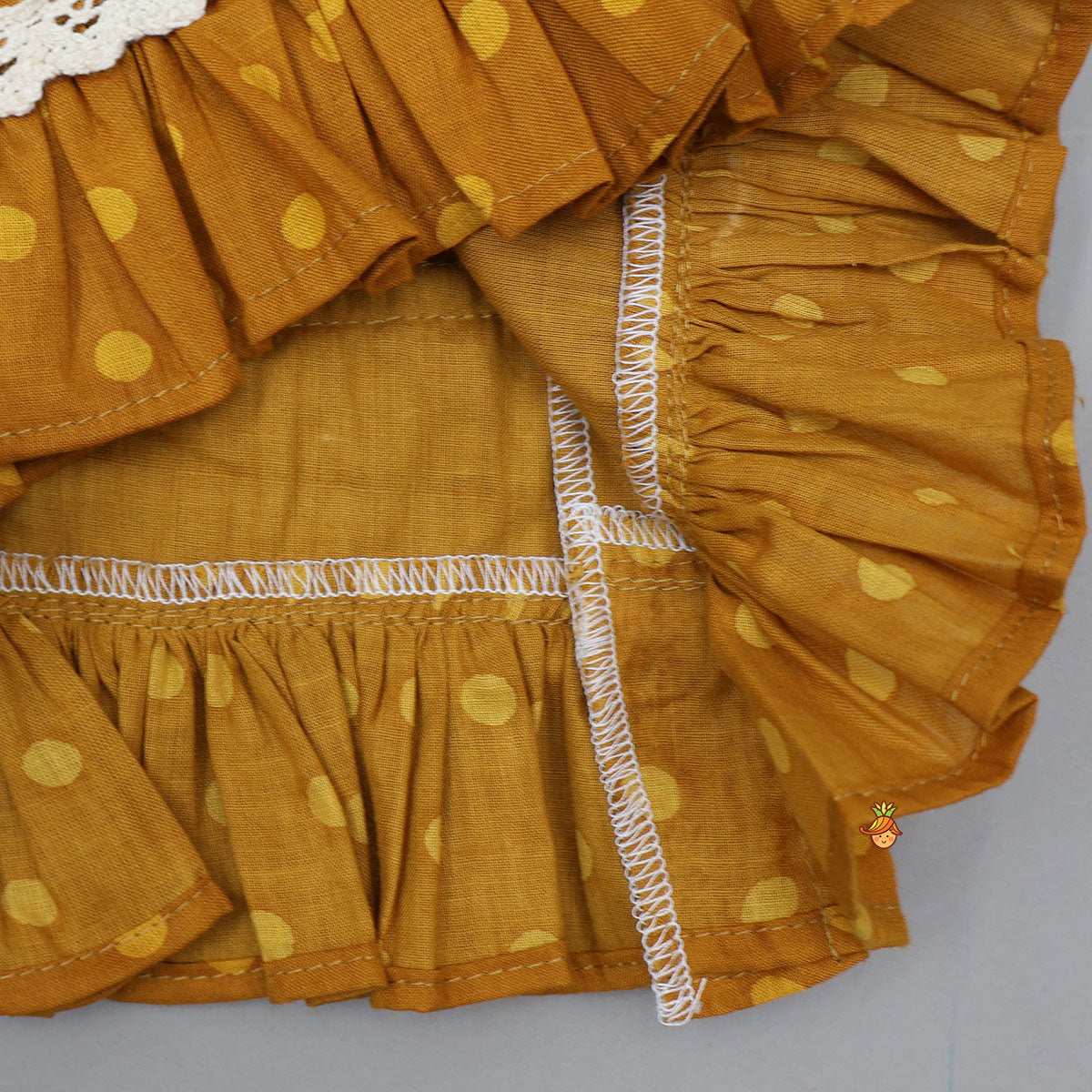 Pre Order: Elegant V-Neck Printed Top With Matching Lehenga