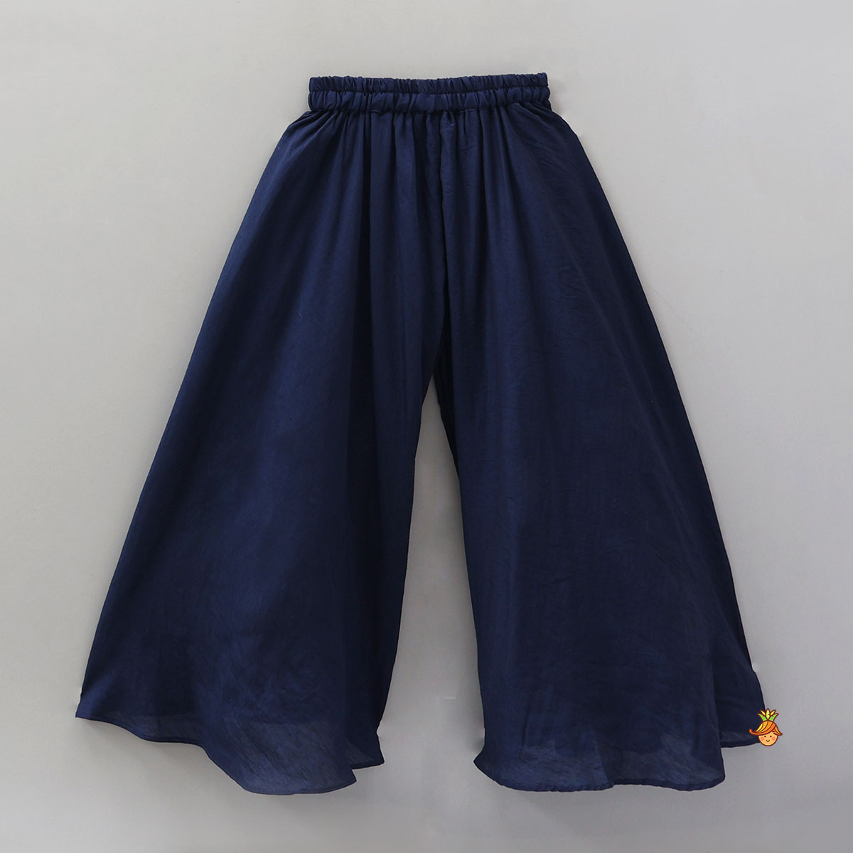 Pre Order: Printed Jacket Style Peplum Top And Flared Palazzo