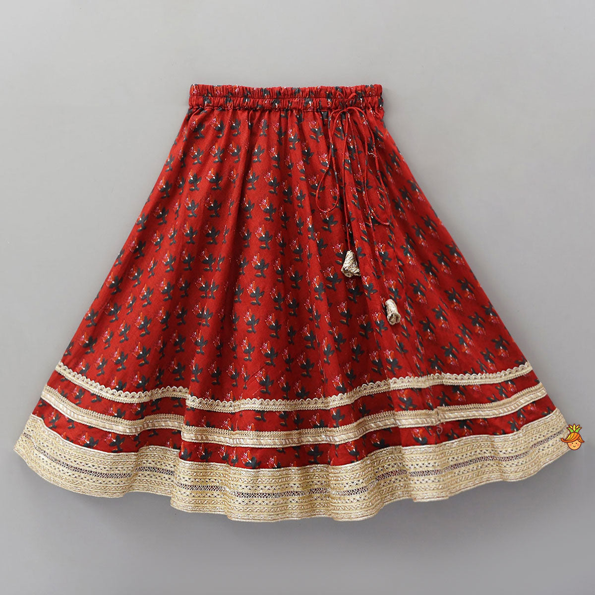 Pre Order: Floral Embellished Halter Neck Top And Lehenga