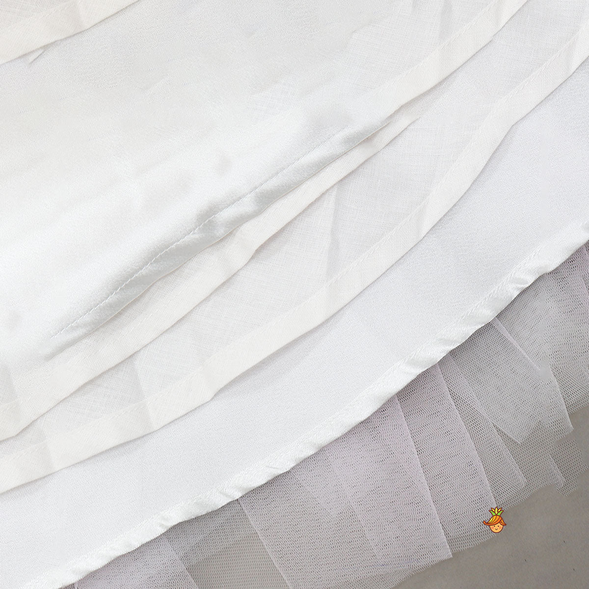 Pre Order: Stand Collar Elegant Top And Floral Tassels Embellished Lehenga