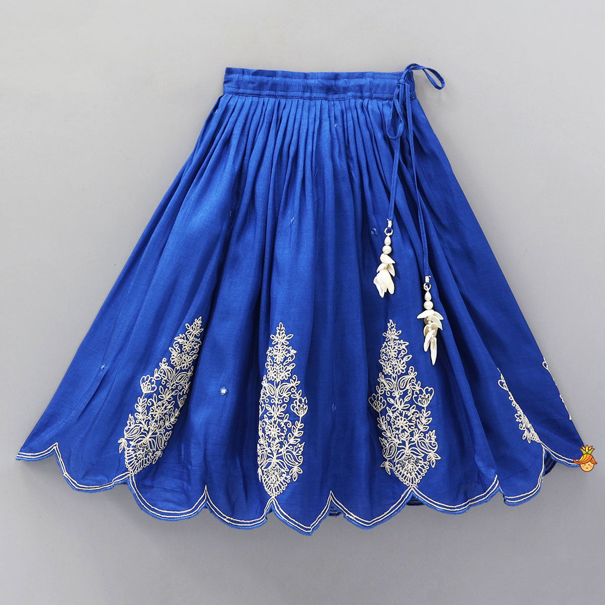 Pre Order: Patch Pocket Detail Stylish Kurti And Lehenga
