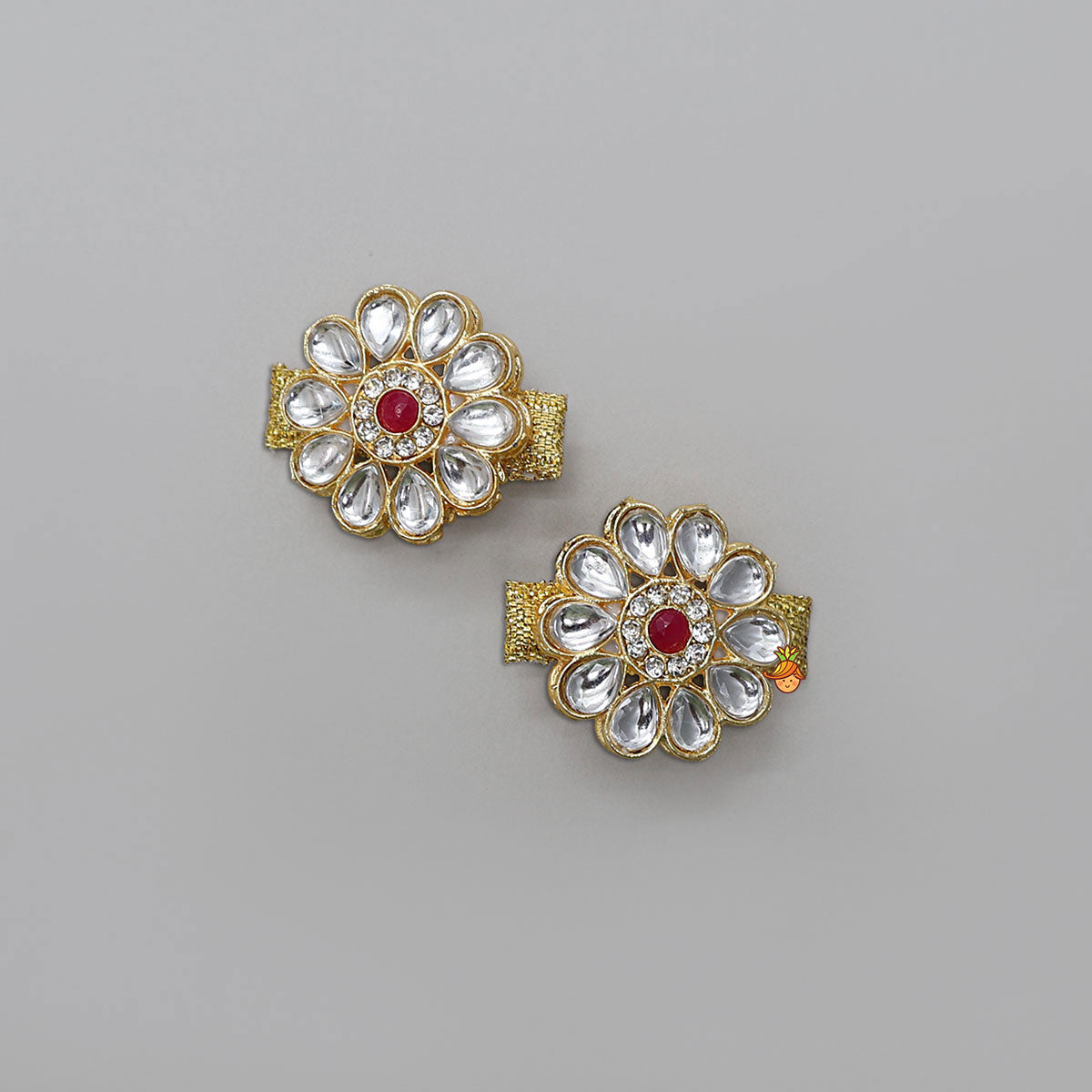 Beautiful Floral Hair Clips - Set Of 2