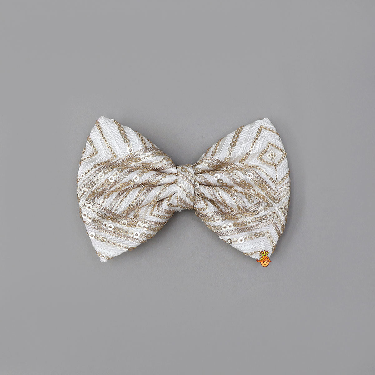 Sequined Bow Hair Clip