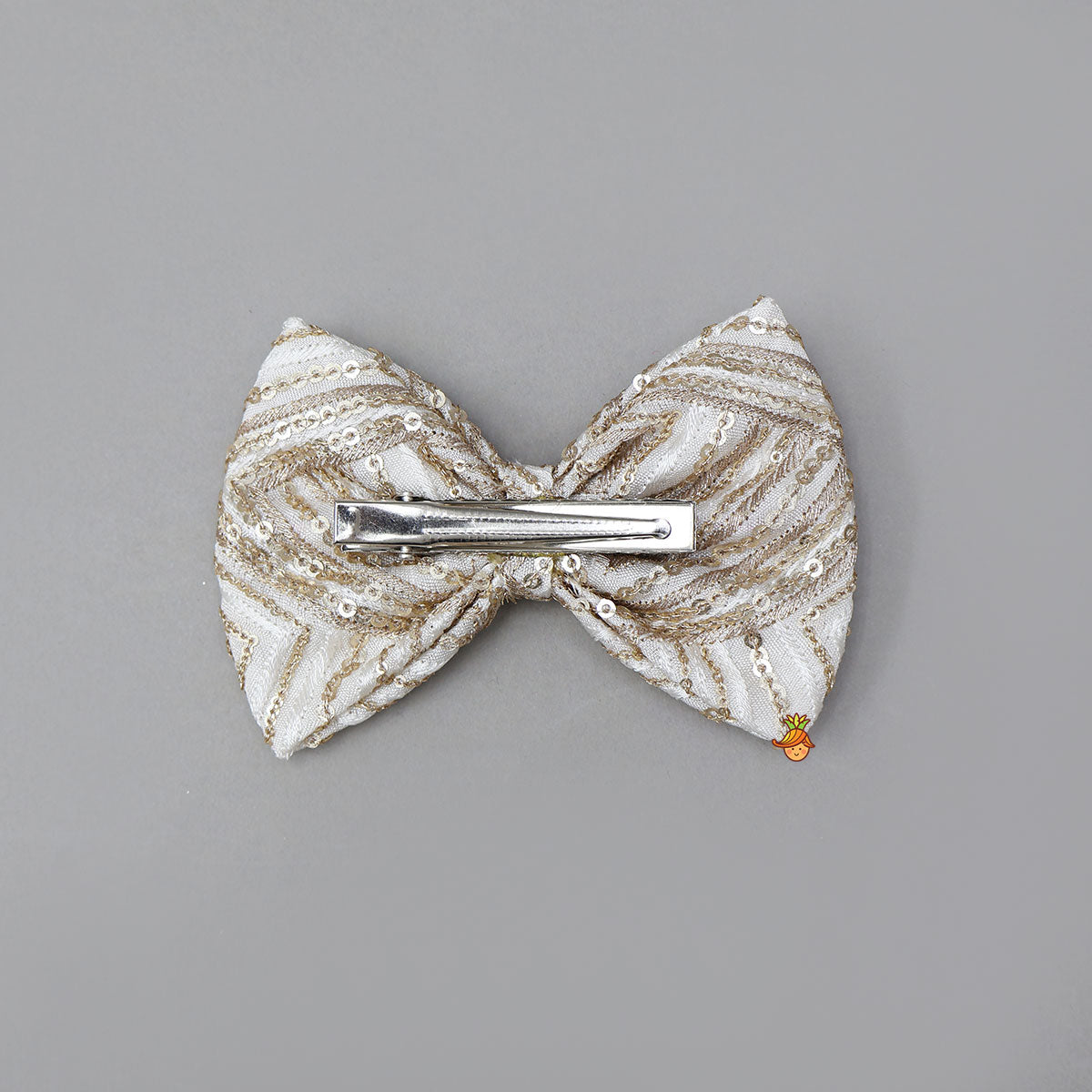 Sequined Bow Hair Clip