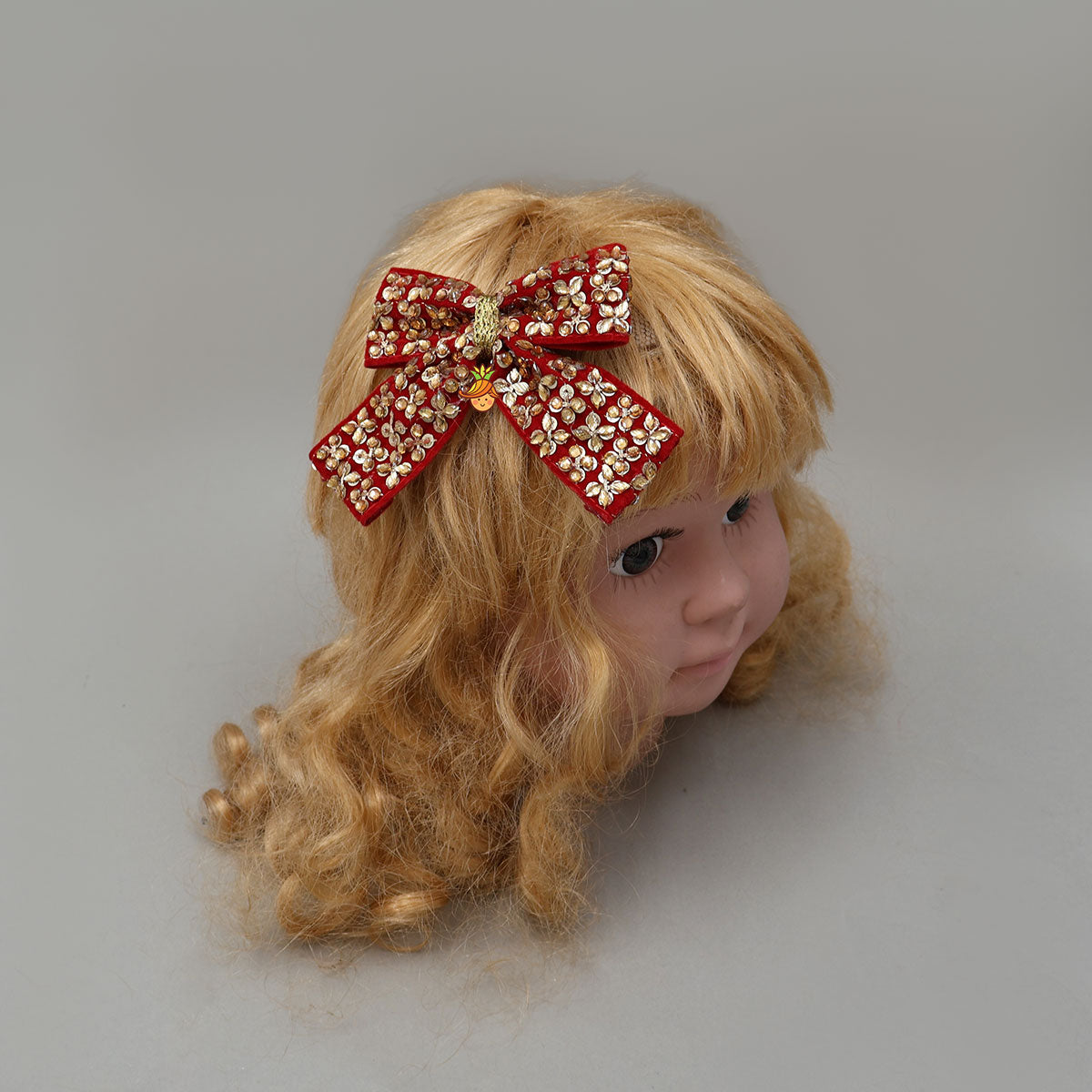 Intricately Embroidered Eye-Catching Hair Clip