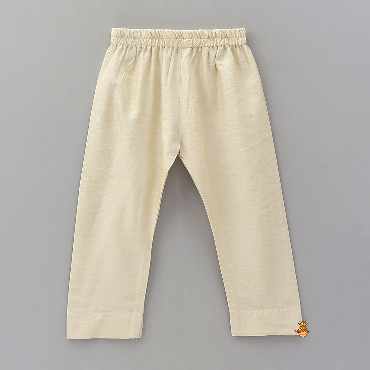 Pre Order: Ethnic Kurta And Diagonal Faux Button Detail Jacket With Pyjama