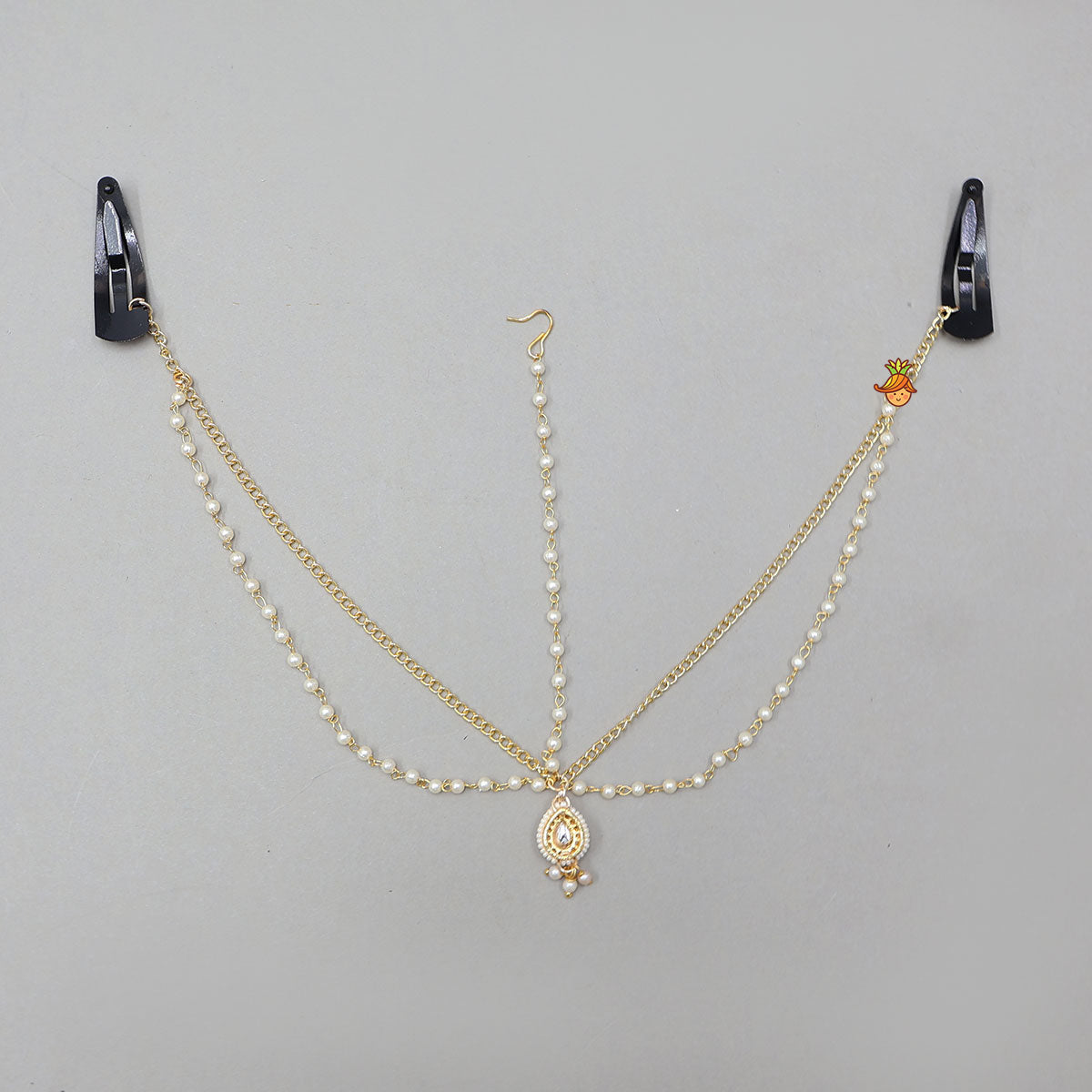Elegant Layered Chain Maang Tikka