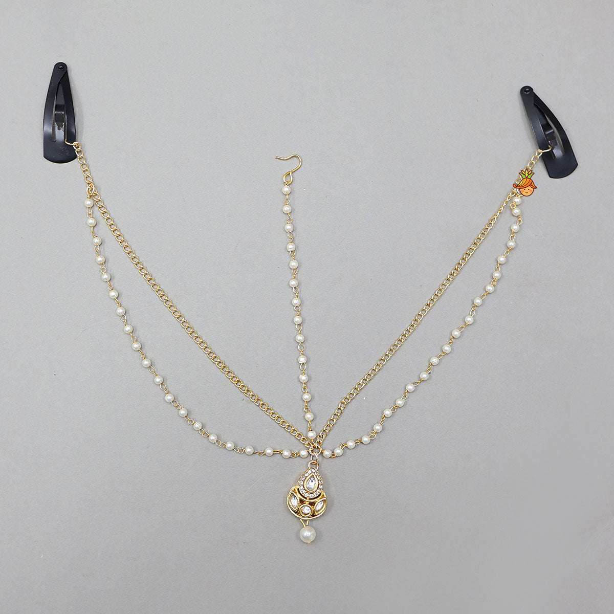 Exquisite Layered Chain Maang Tikka