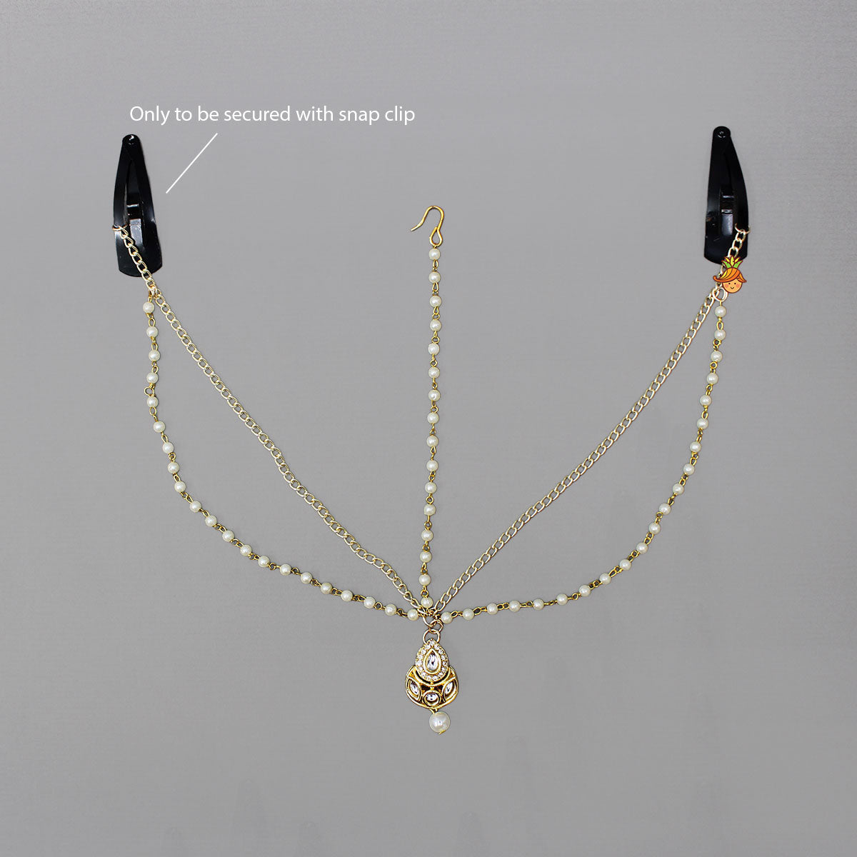 Exquisite Layered Chain Maang Tikka