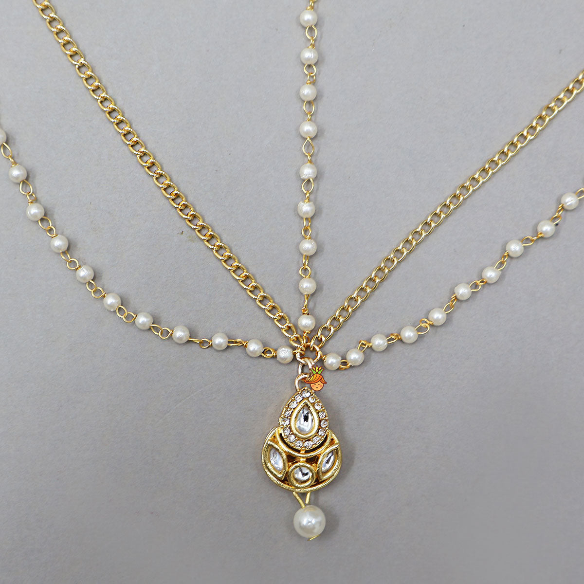 Exquisite Layered Chain Maang Tikka