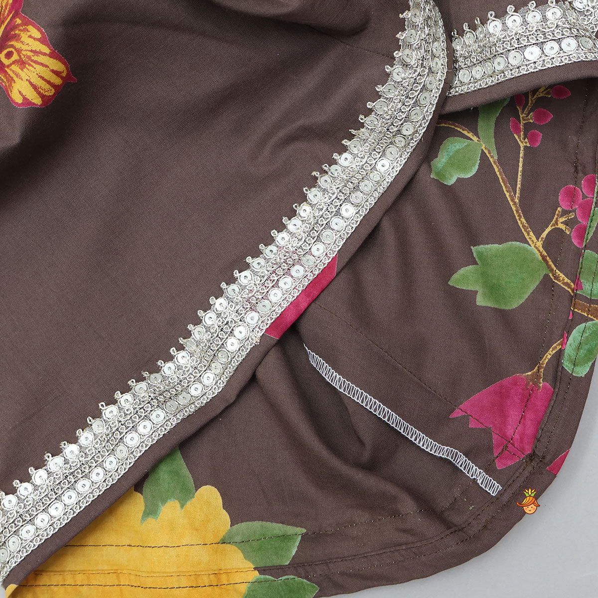 Pre Order: Graceful Kurti And Matching Palazzo With Net Dupatta