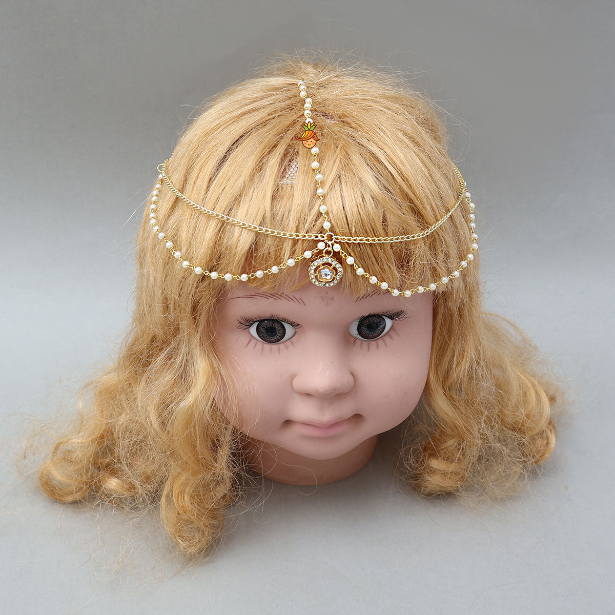 Beautiful Three-Layer Chain Maang Tikka