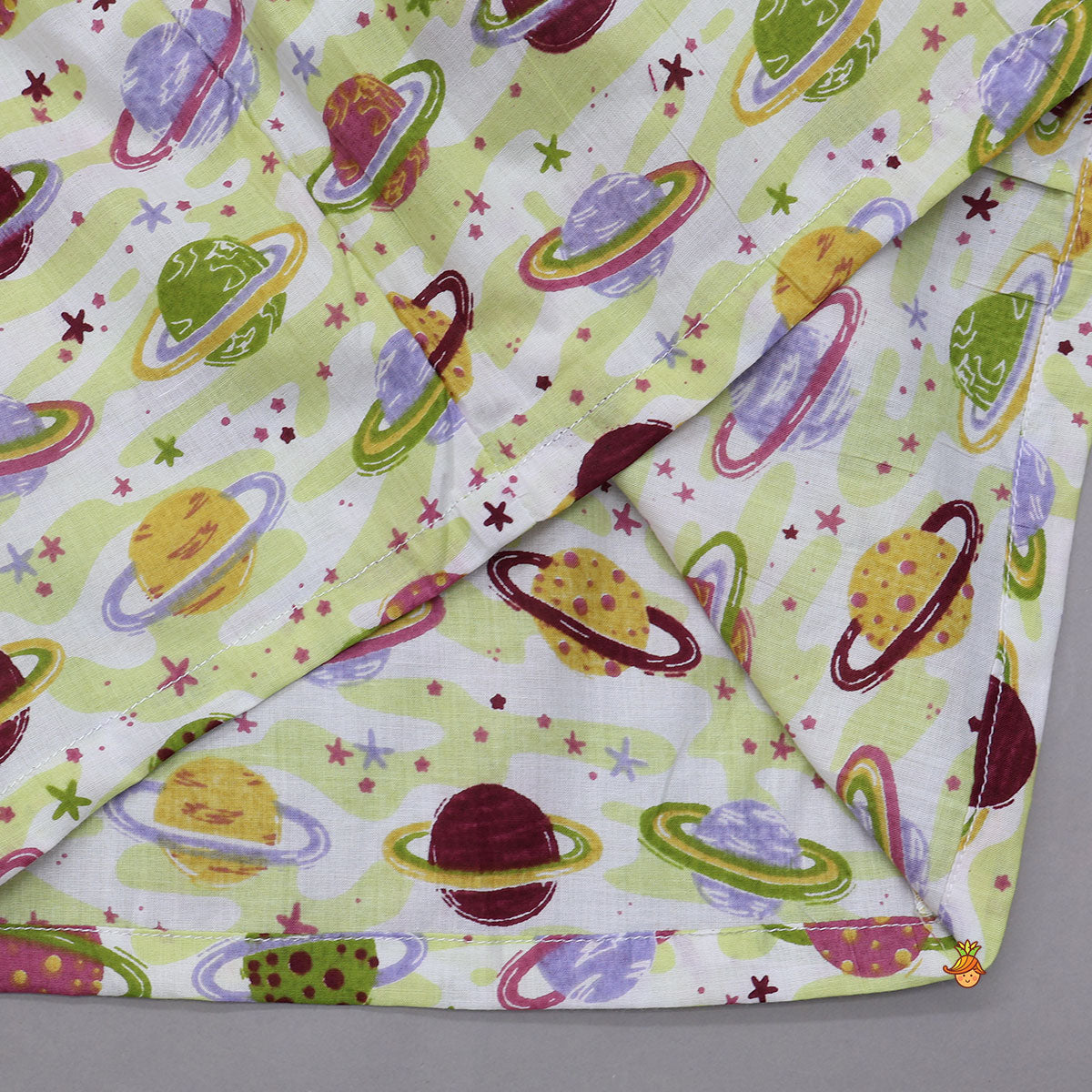 Space - Themed Planet Print Sleepwear