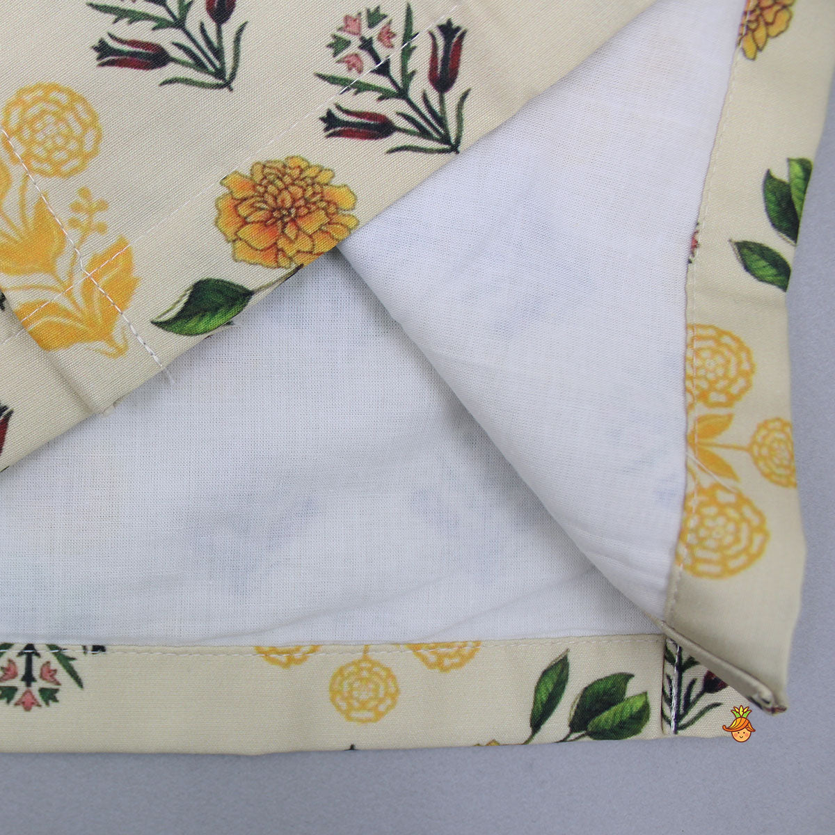 Floral Printed Ethnic Kurta And Pyjama