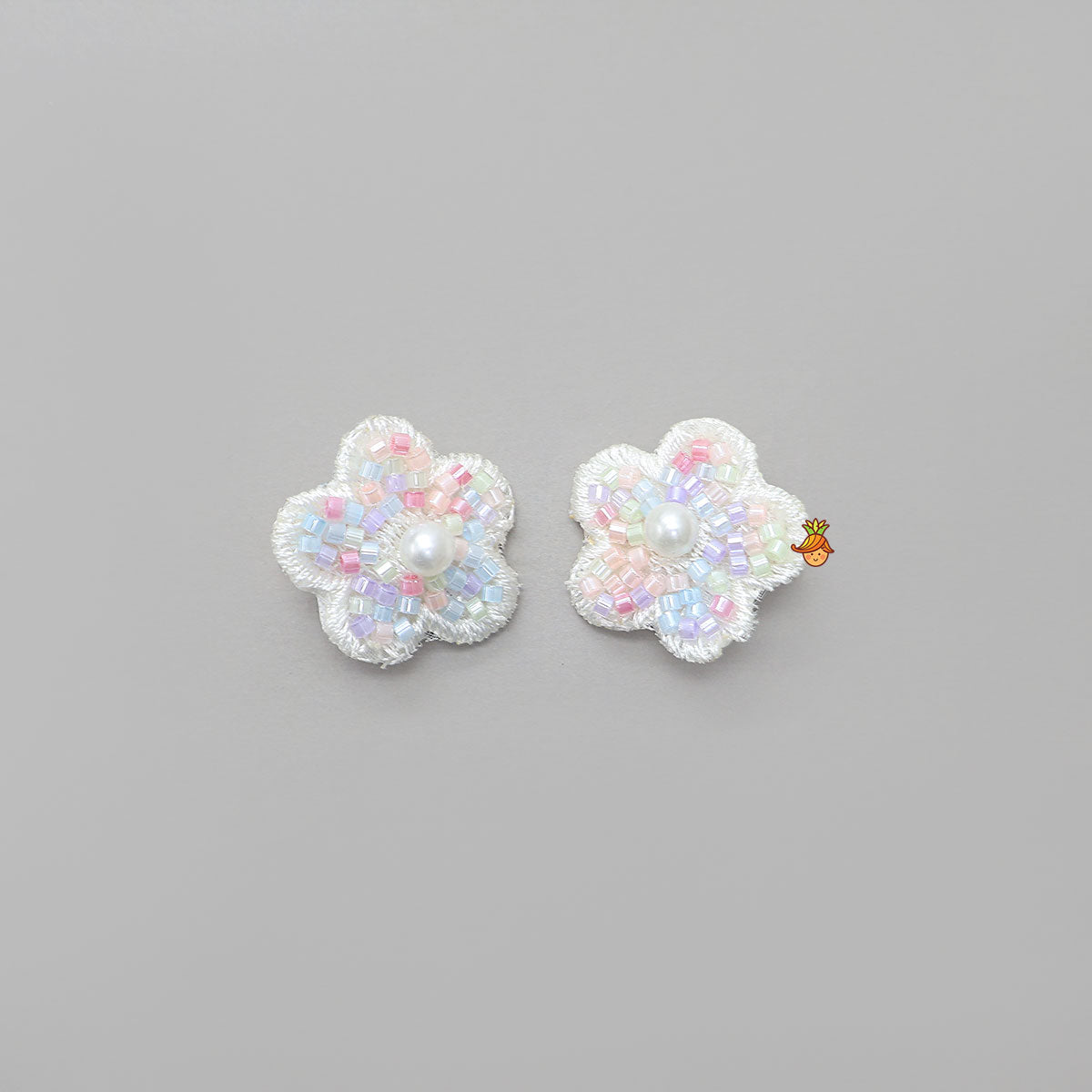 Cute Floral Hair Clips - Set Of 2