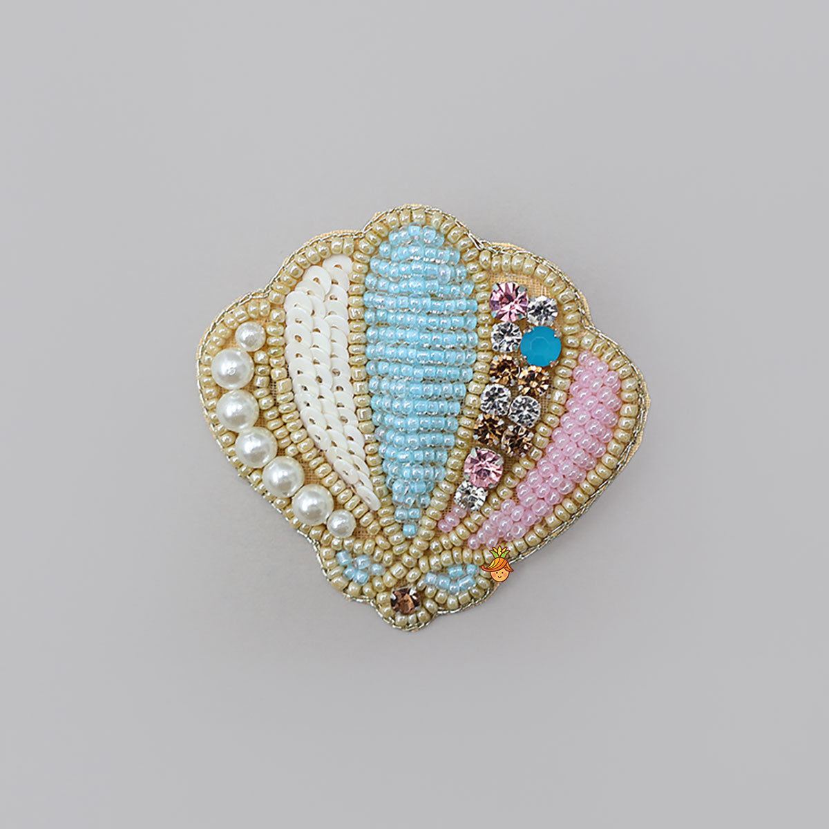 Sequin And Bead Detail Hair Clip