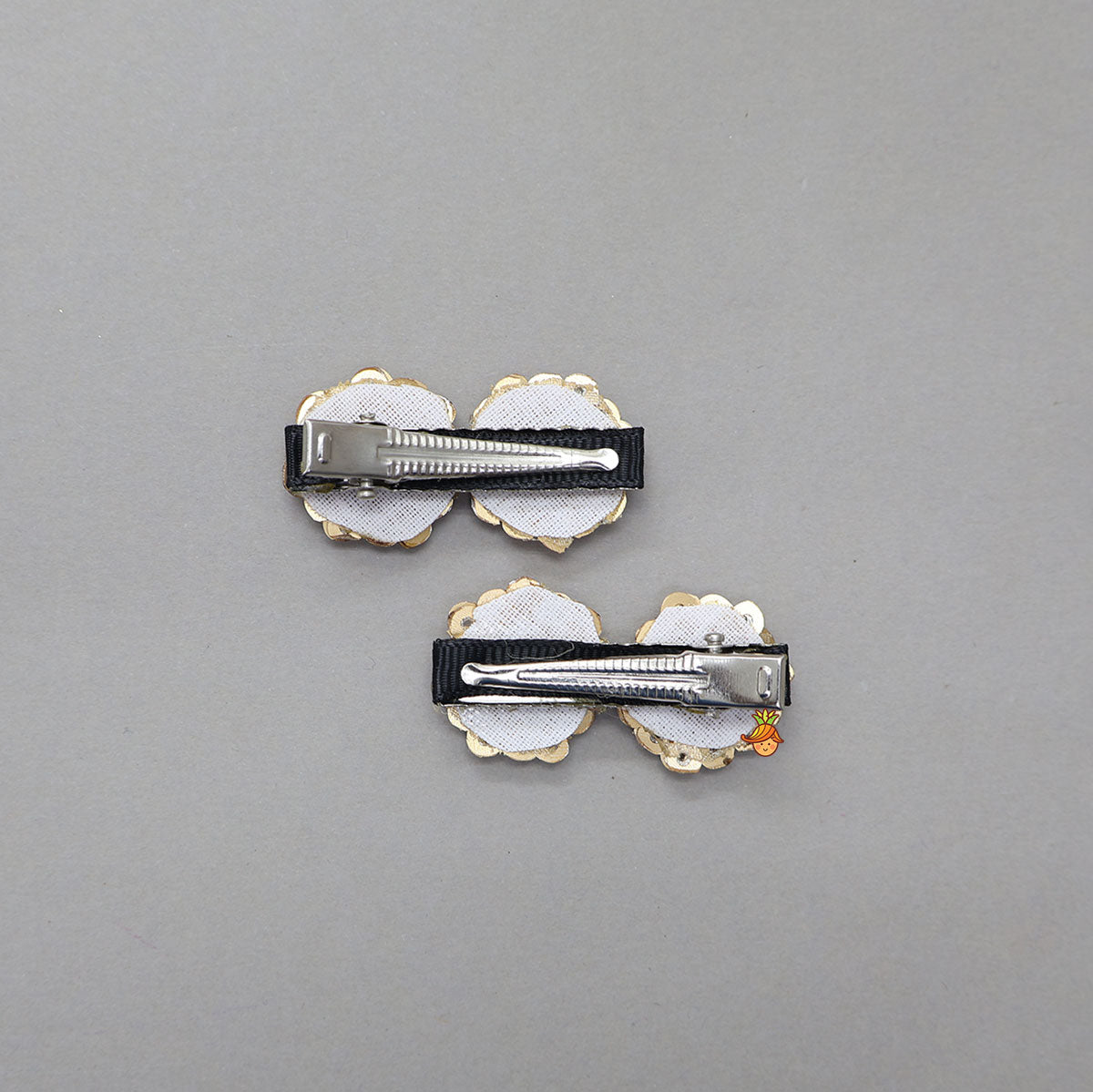 Sequined Hair Clips - Set Of 2