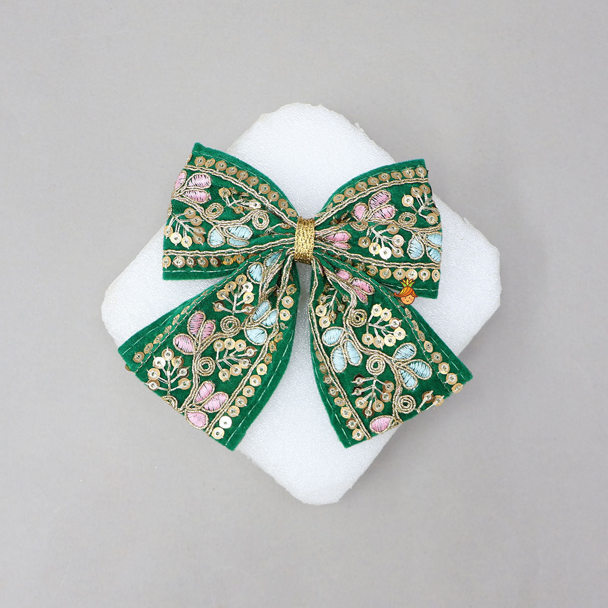 Beautifully Embroidered Hair Clip