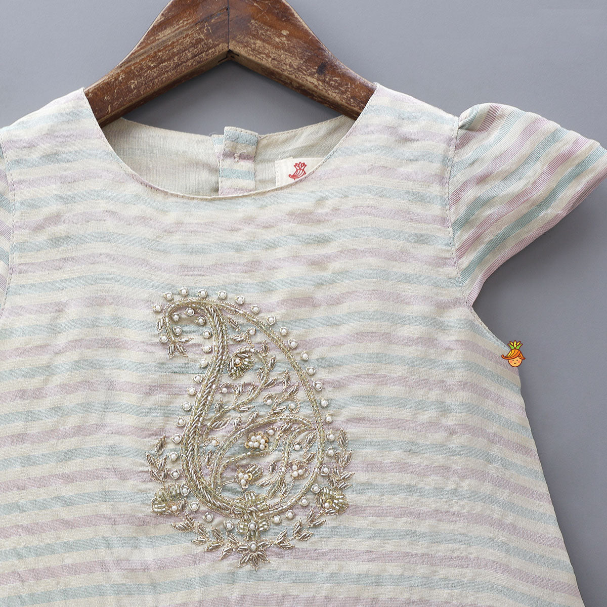 Striped Sheen Elegant Kurti