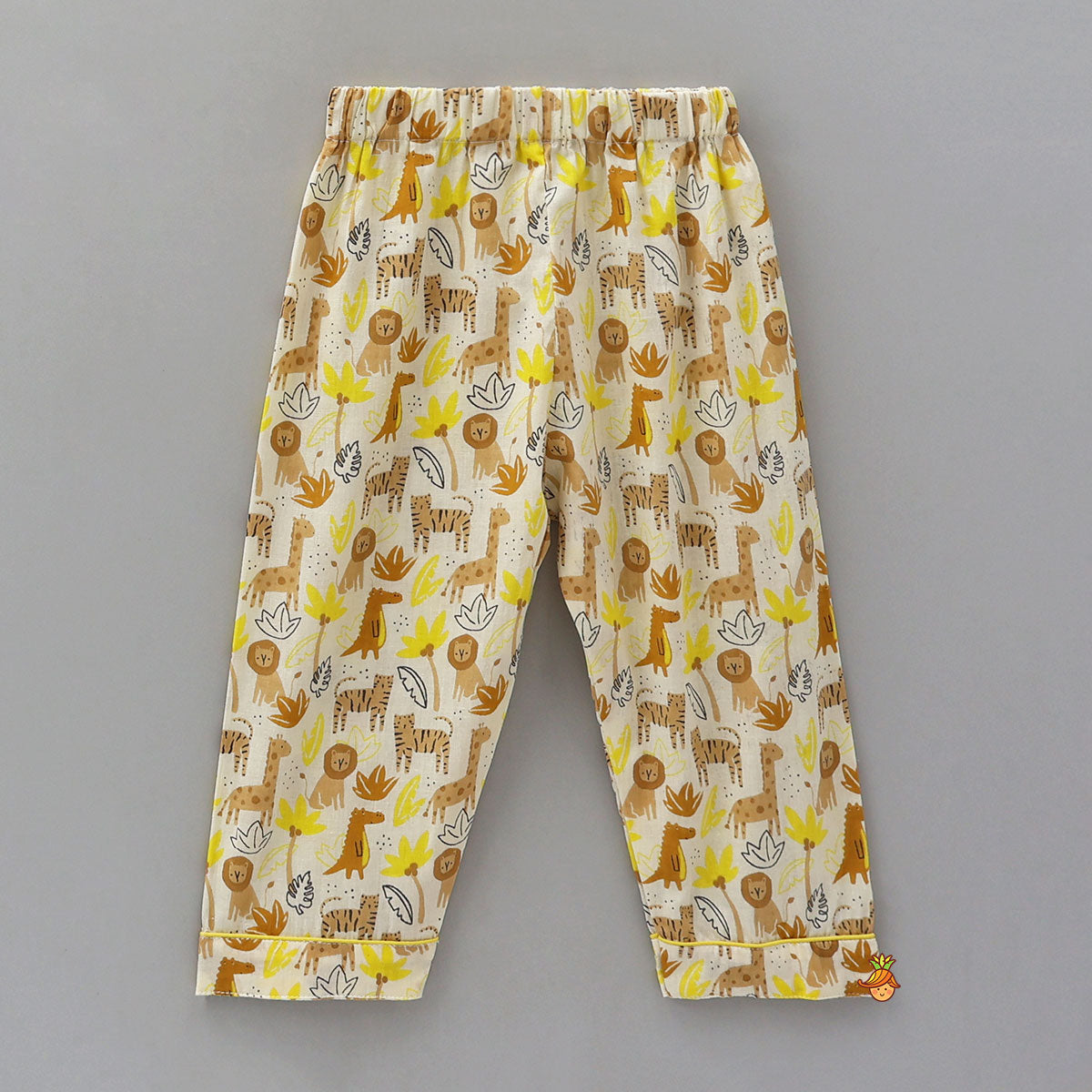 Pre Order: Jungle-Themed Printed Cotton Sleepwear