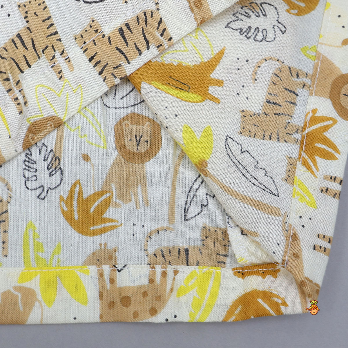 Pre Order: Jungle-Themed Printed Cotton Sleepwear