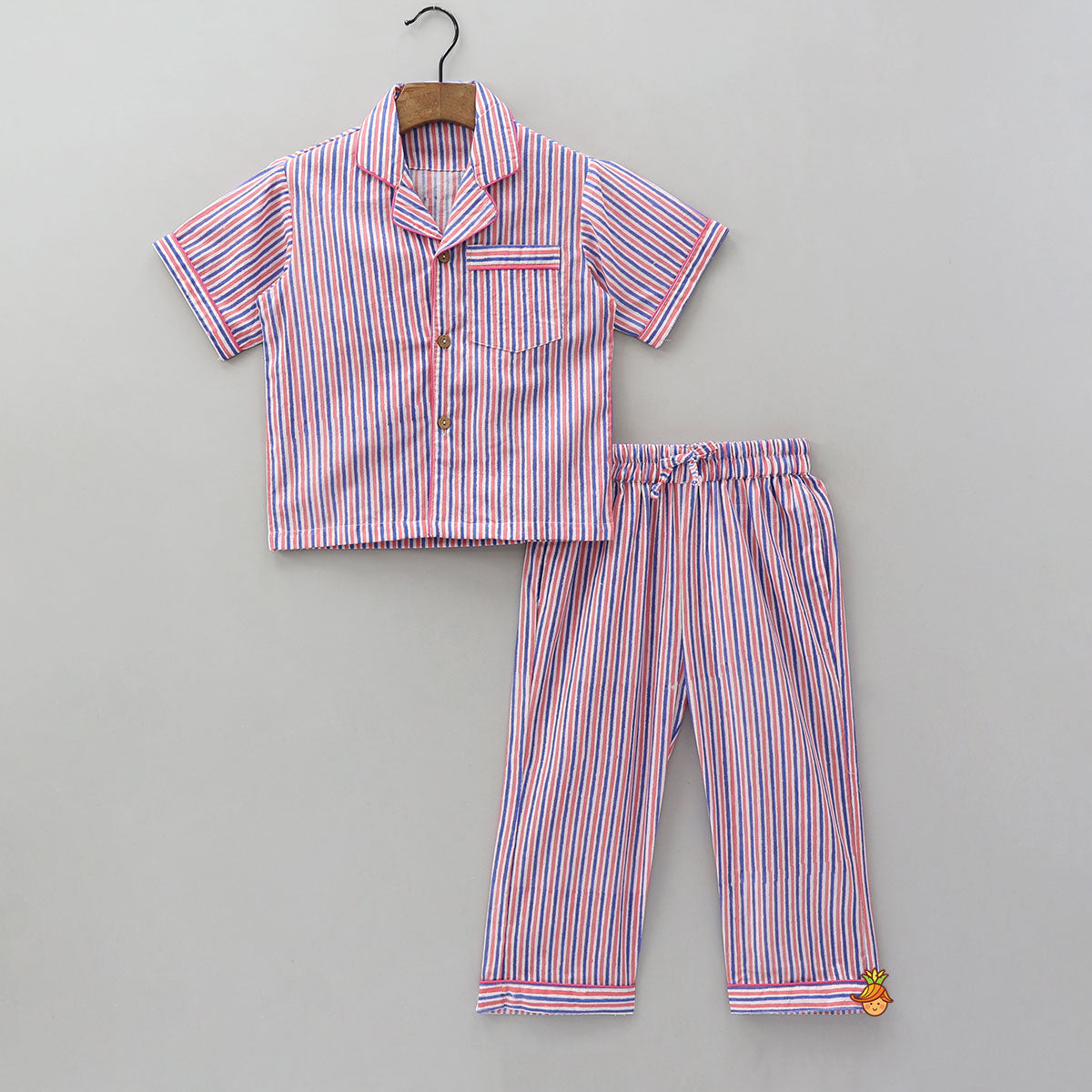 Pre Order: Striped Printed Sleepwear