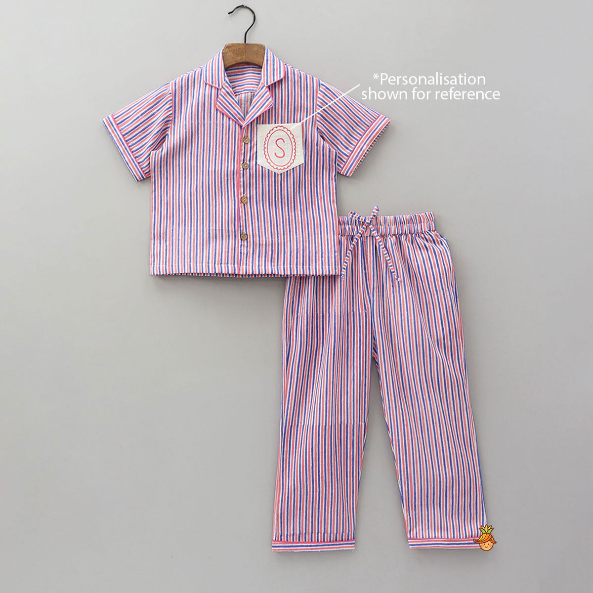 Pre Order: Striped Printed Sleepwear