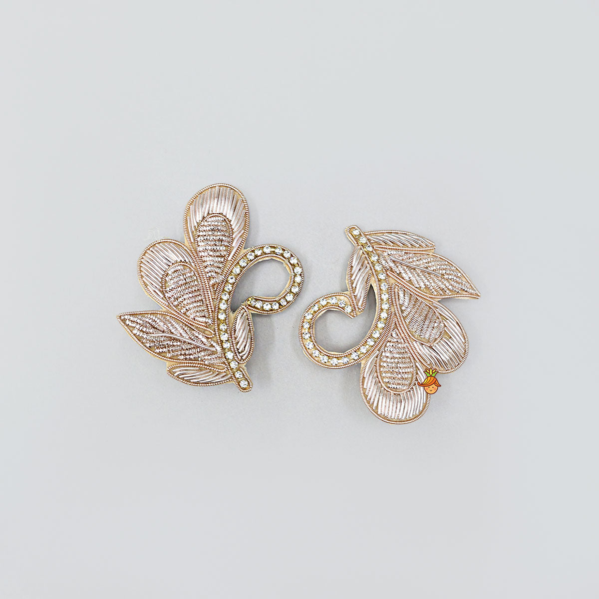 Zardozi Work Hair Clips - Set Of 2