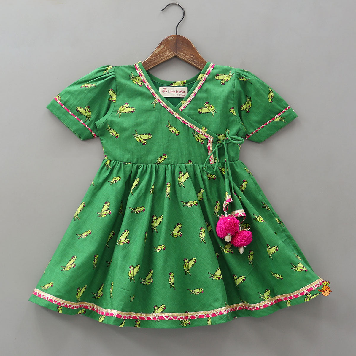 Knot Detail Cotton Kurti And Matching Pant