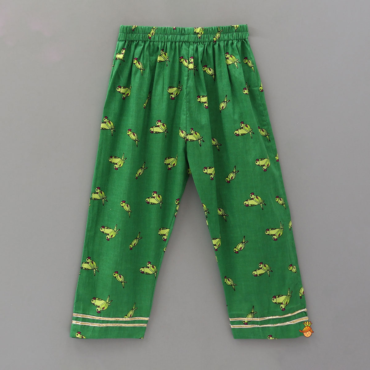 Knot Detail Cotton Kurti And Matching Pant