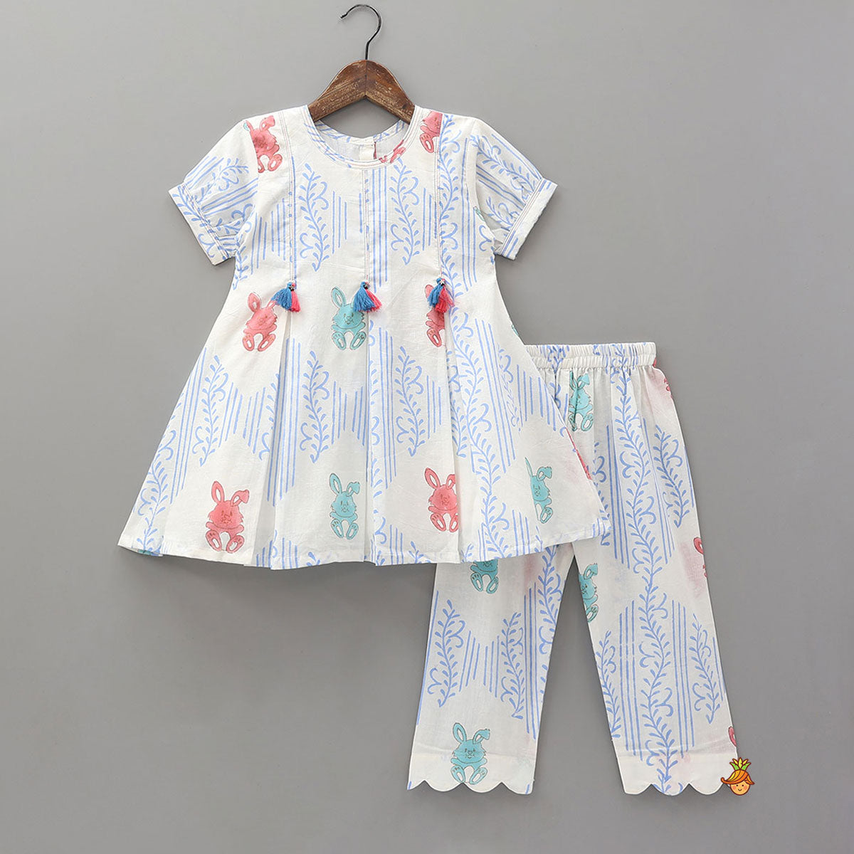 Printed Cotton Kurti And Matching Pant