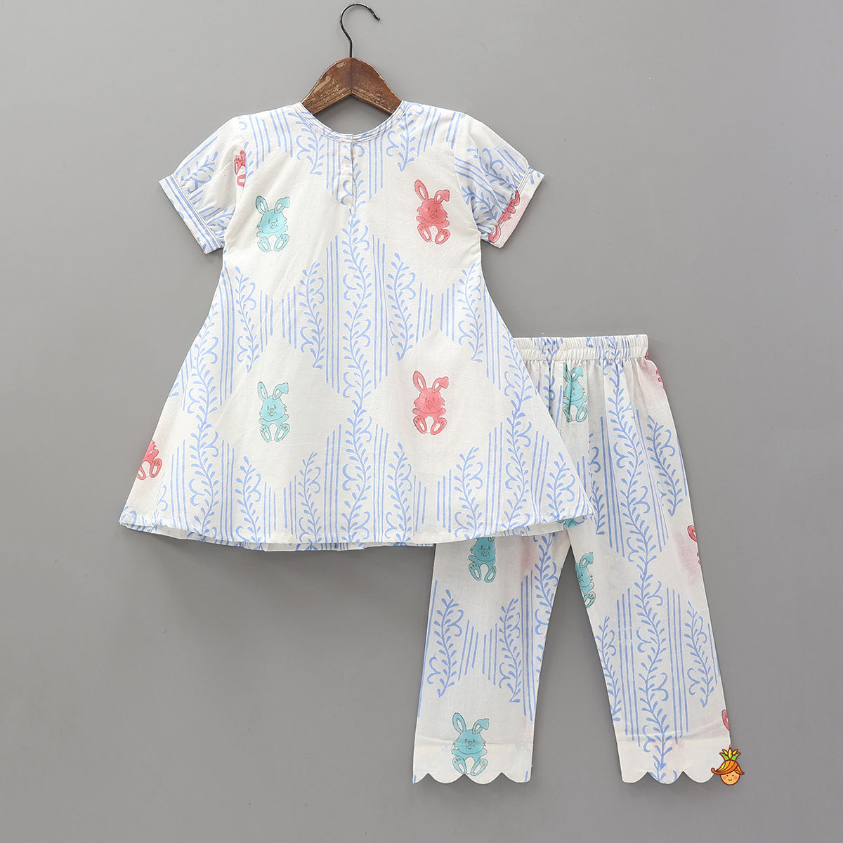 Printed Cotton Kurti And Matching Pant