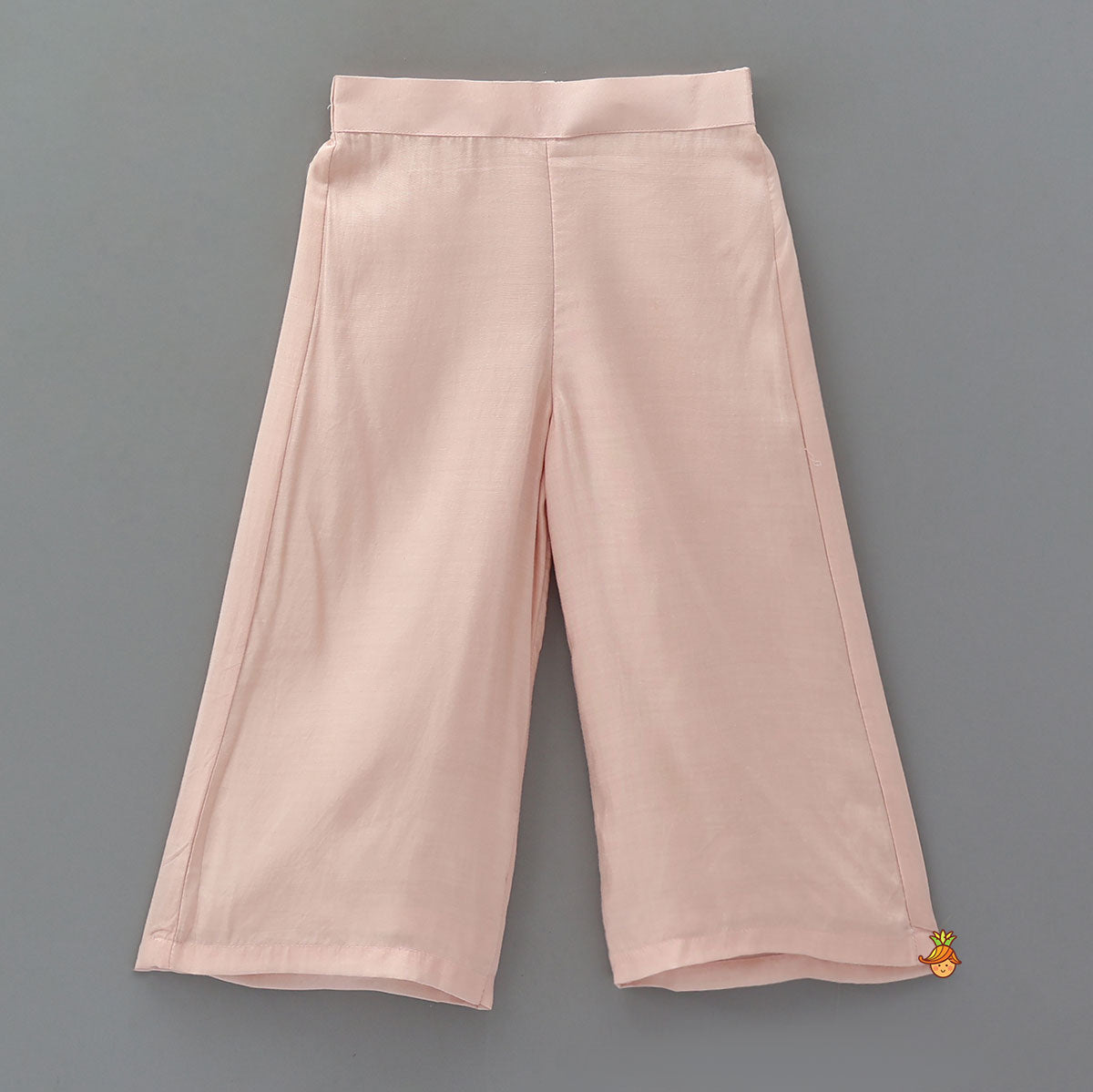 Pre Order: Front Open Tie-Up Top And Palazzo Pant